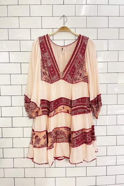 free people my love boho mini dress - good market thrift store