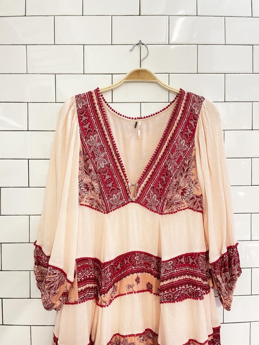 free people my love boho mini dress - good market thrift store