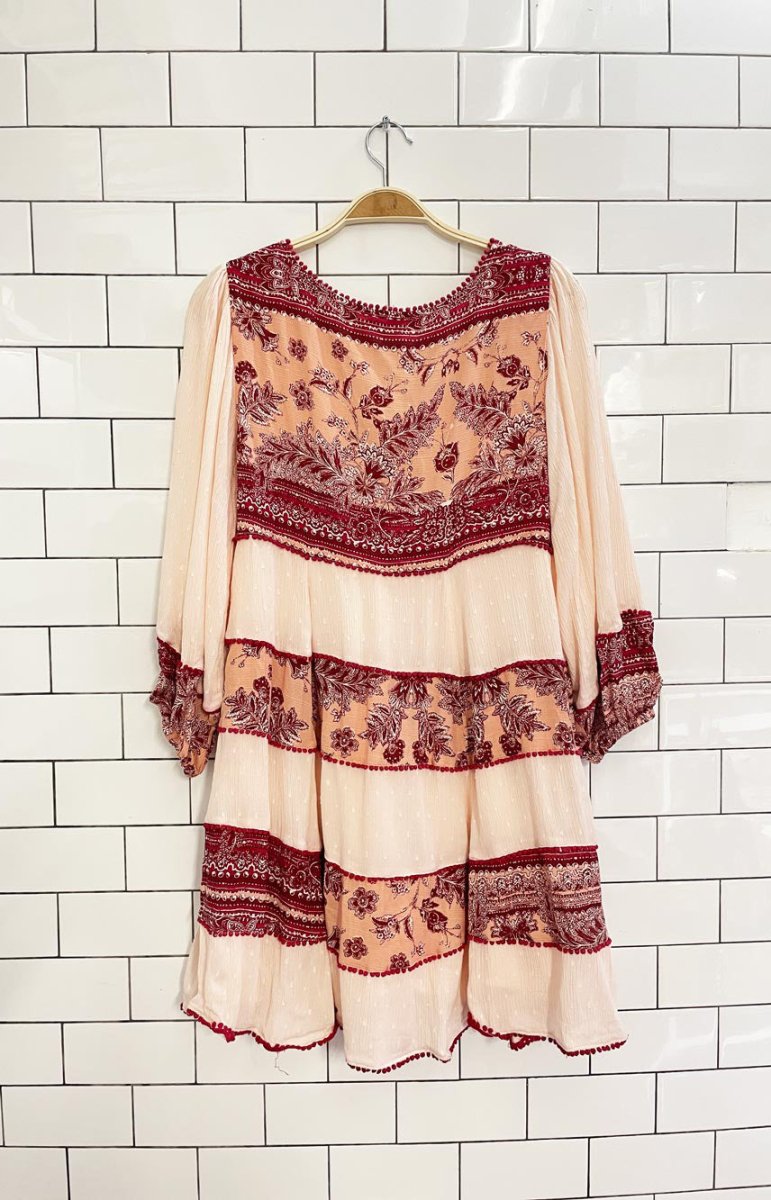 free people my love boho mini dress - good market thrift store