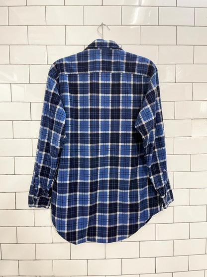 vintage 60s champion plaid flannel shirt - good market thrift store