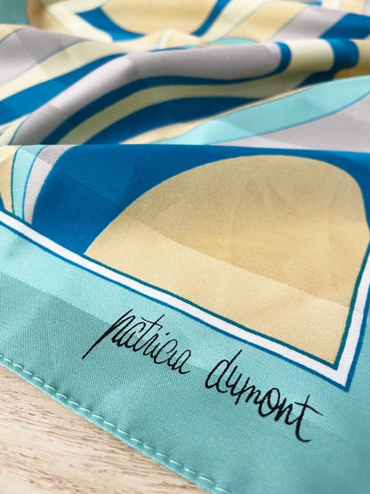 vintage patricia dumont silk retro square scarf - good market thrift store