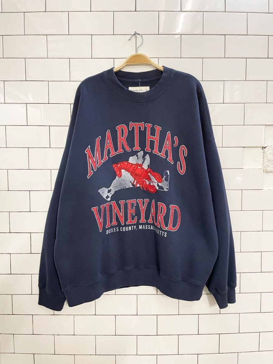 abercrombie soft af martha's vineyard crew - good market thrift store