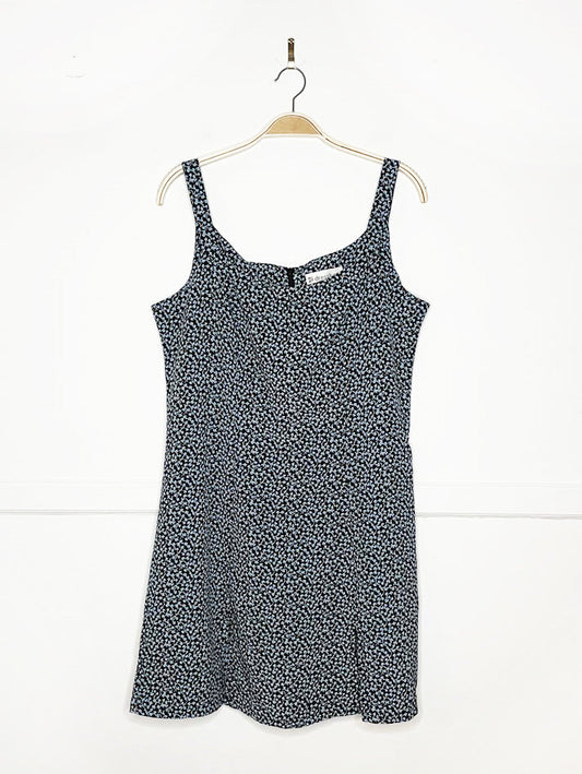 y2k dressbarn micro floral fitted jumpsuit