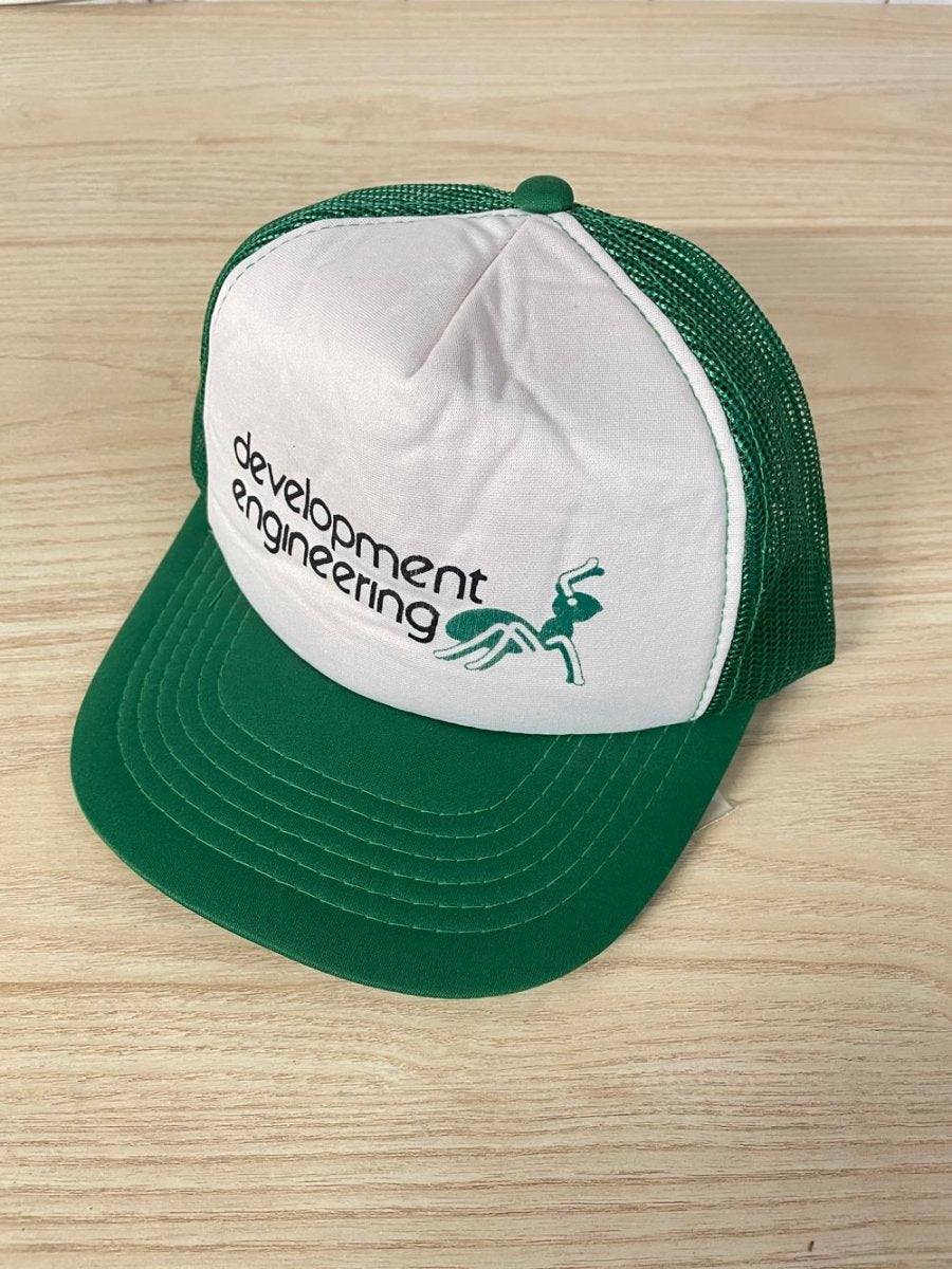 vintage 80s engineering trucker hat - good market thrift store