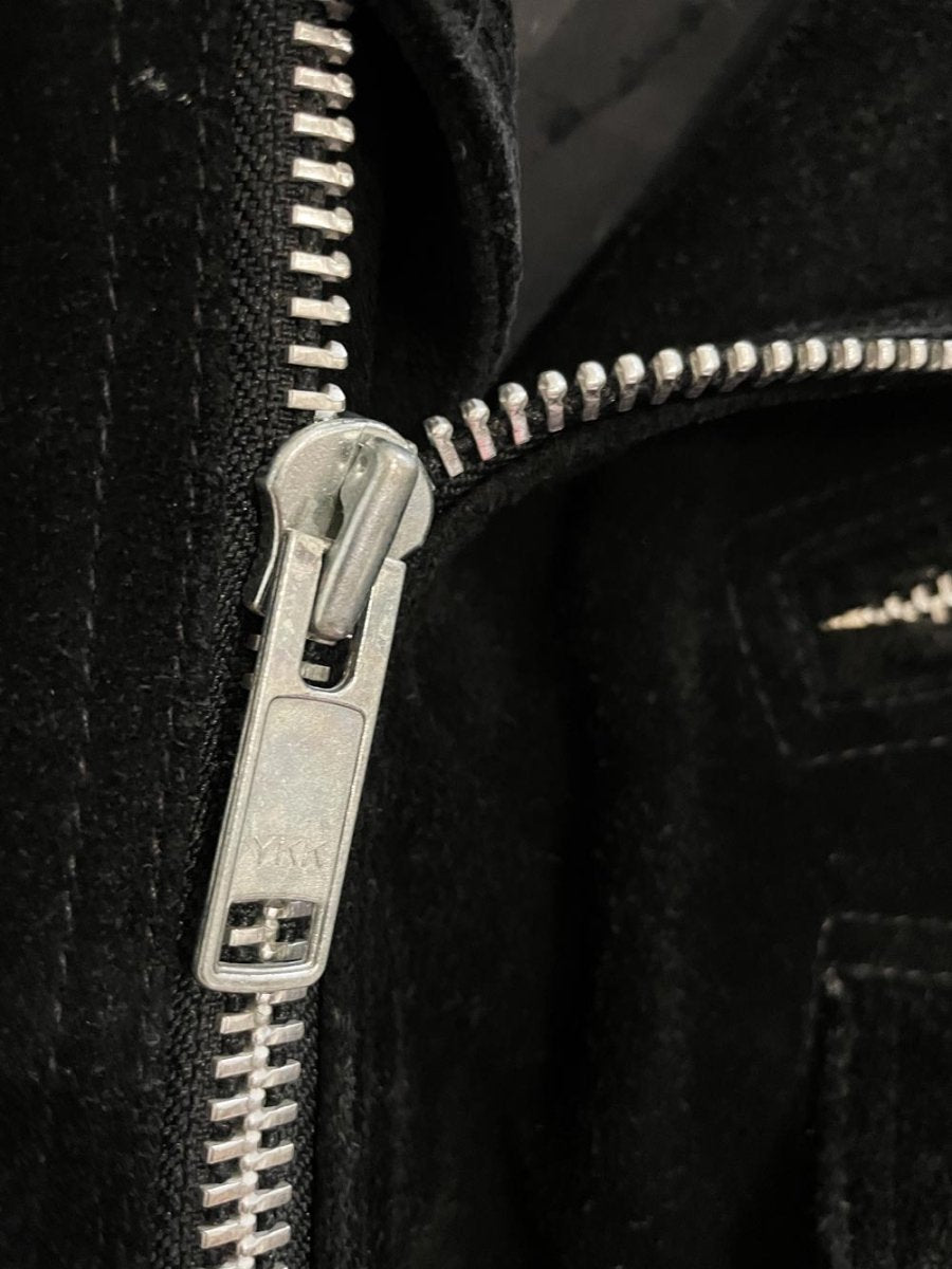 vintage 80s AMI london suede leather biker jacket - good market thrift store