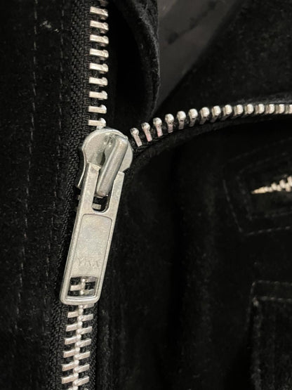 vintage 80s AMI london suede leather biker jacket - good market thrift store