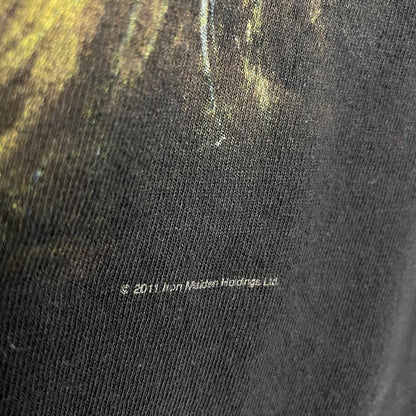 vintage 2011 iron maiden eddie candle finger tee