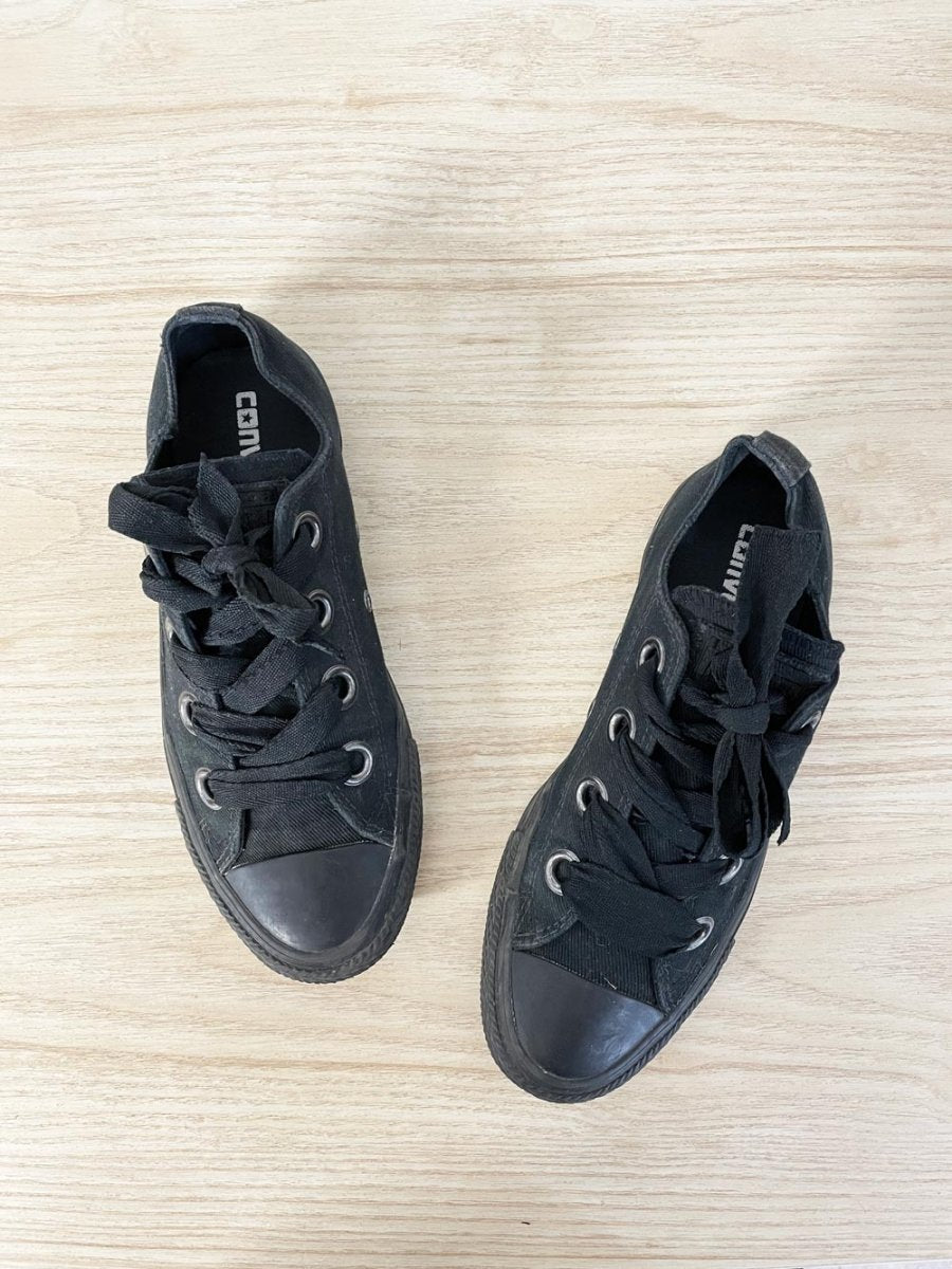 converse all star chuck taylor big eyelet low profile sneakers - good market thrift store
