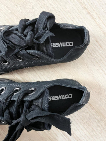 converse all star chuck taylor big eyelet low profile sneakers - good market thrift store