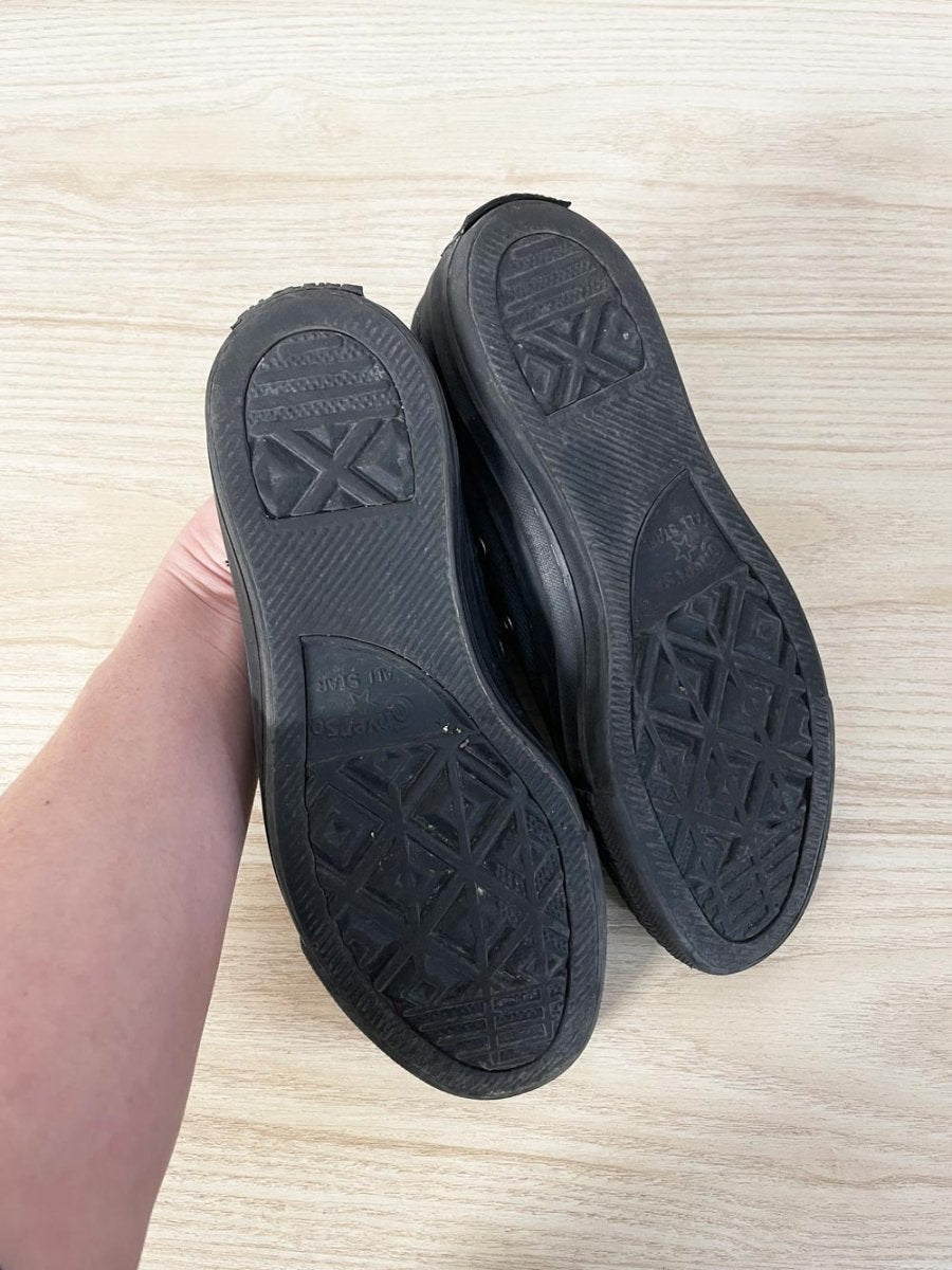 converse all star chuck taylor big eyelet low profile sneakers - good market thrift store