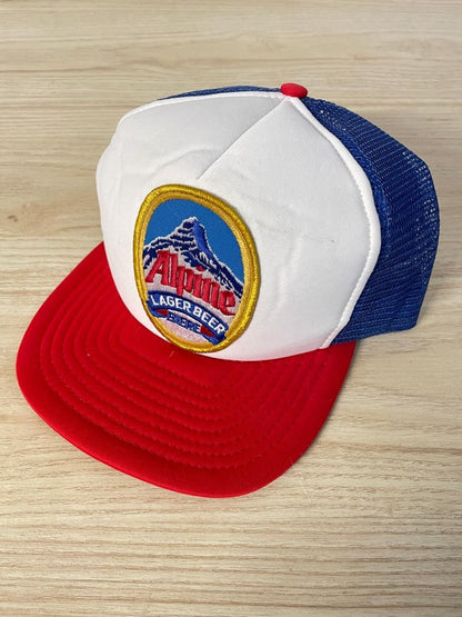 vintage alpine beer trucker hat - good market thrift store