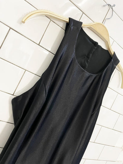 nwt vintage 90s dollar usa shiny bodycon high neck maxi dress | made in USA - good market thrift store