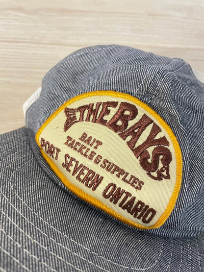 vintage the bays fishing trucker hat - good market thrift store