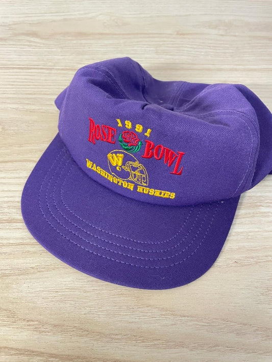 vintage 90s rosebowl football snapback - good market thrift store