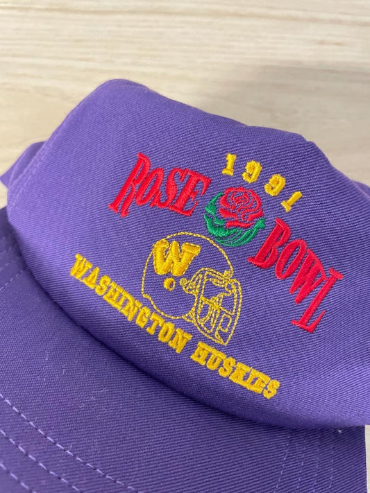 vintage 90s rosebowl football snapback - good market thrift store