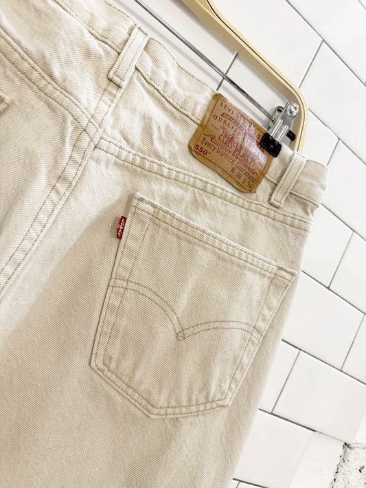 vintage 90s levi's 550 relaxed fit straight leg jeans | made in USA