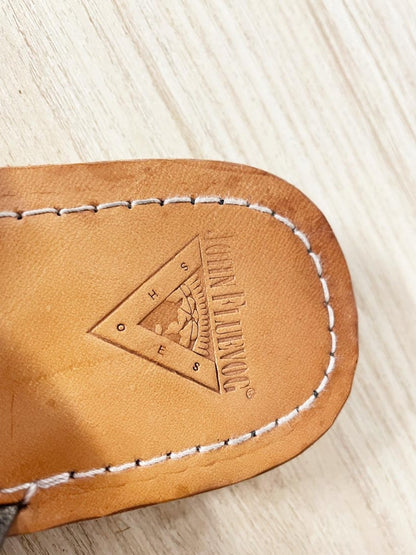 john fluevog rivers tambo leather sandals - good market thrift store