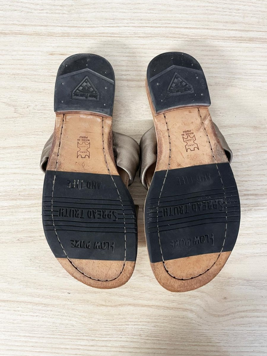 john fluevog rivers tambo leather sandals - good market thrift store