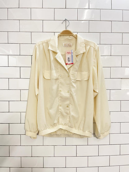 vintage da - rue california double breasted blouse - good market thrift store