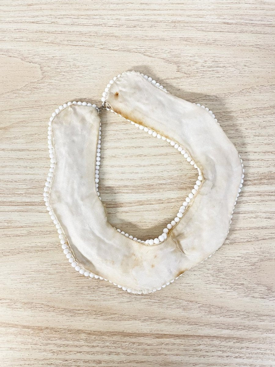 vintage beaded collar necklace - good market thrift store
