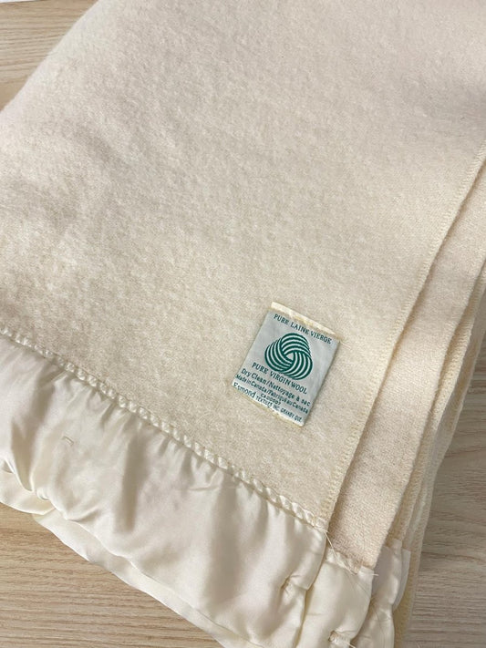 vintage esmond pure wool blanket - good market thrift store