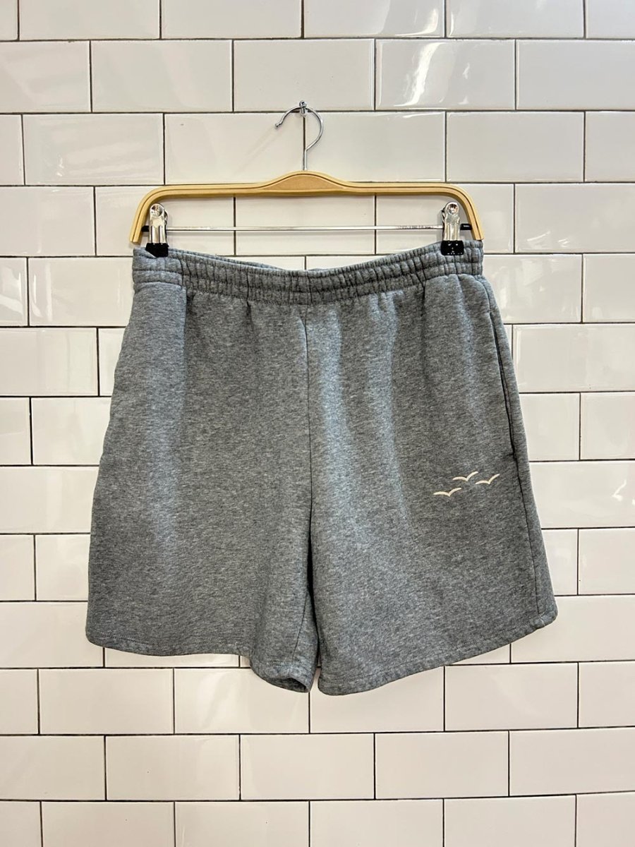 lazy pants sweat shorts - good market thrift store