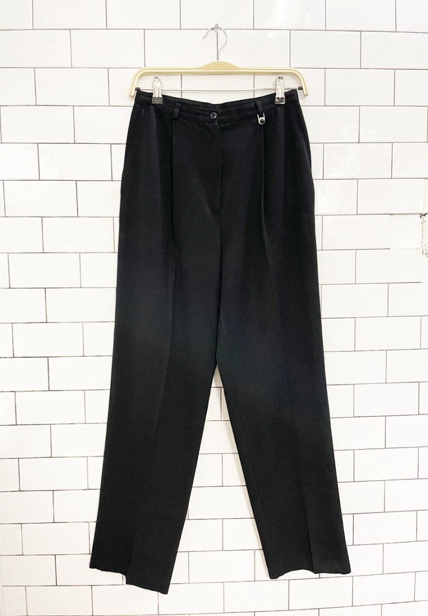 vintage 90s jessica pleated high rise trouser - good market thrift store