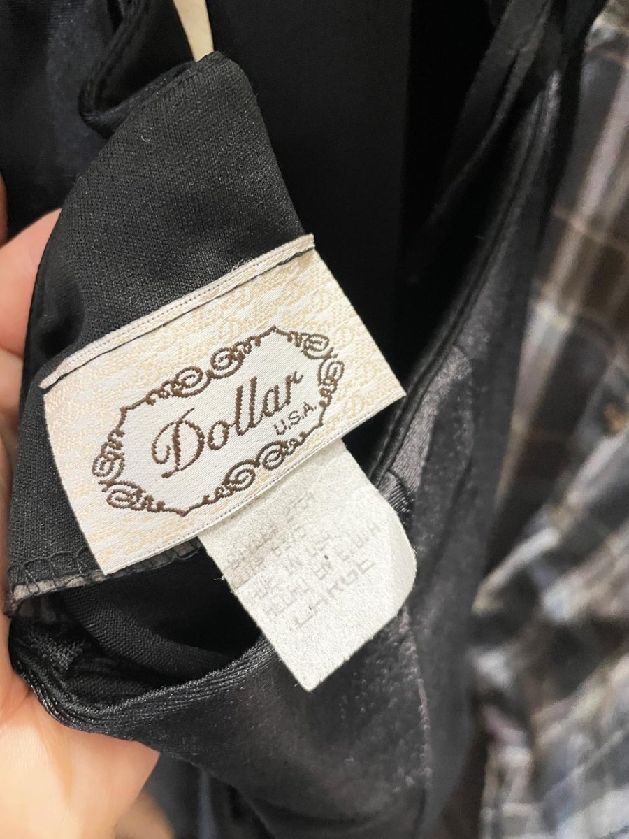 nwt vintage 90s dollar usa shiny bodycon high neck maxi dress | made in USA - good market thrift store