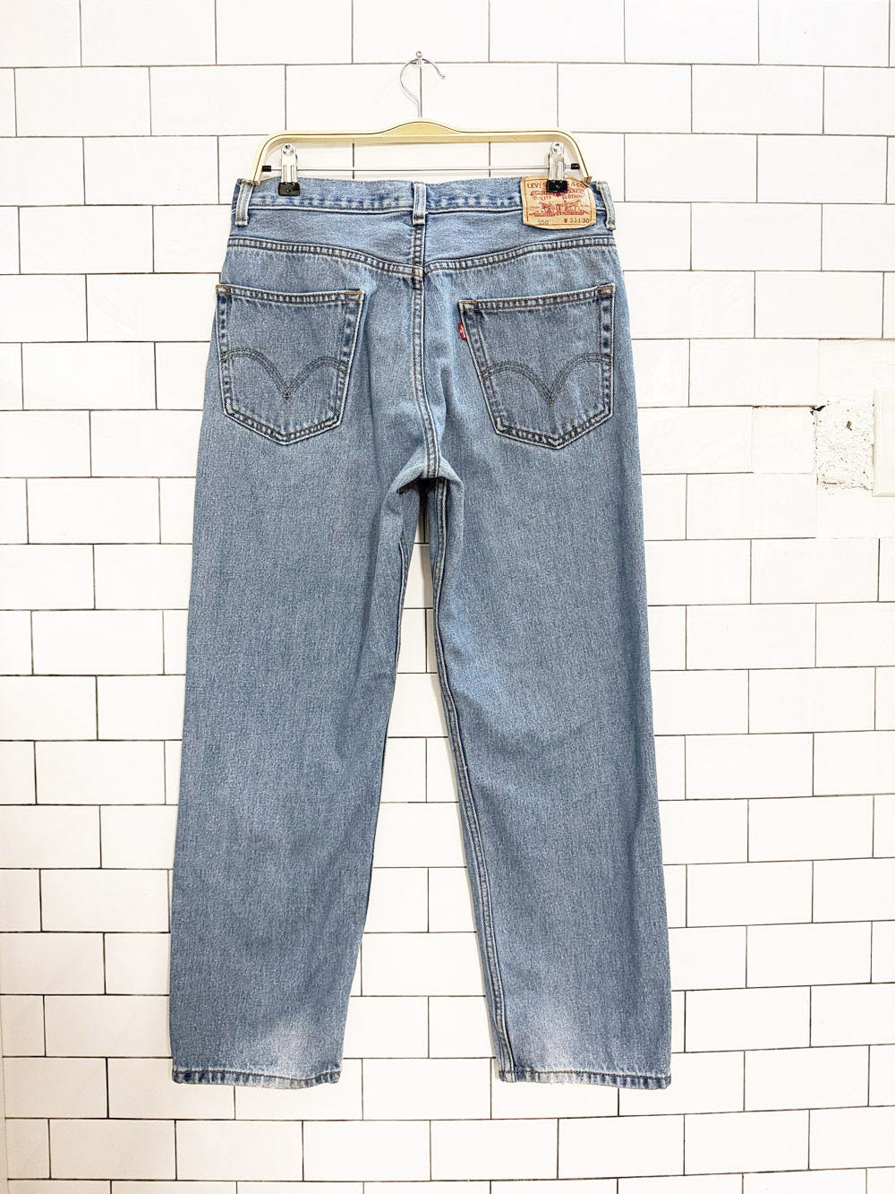 vintage 00s levi's 550 relaxed fit jeans