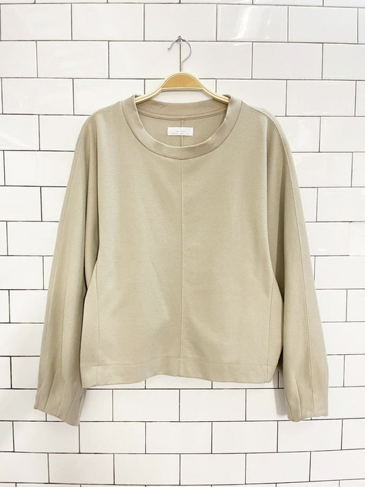 oak + fort batwing balloon sleeve sweatshirt - good market thrift store