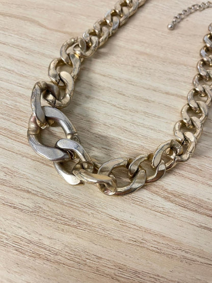 ae chunky chain wreath necklace - good market thrift store