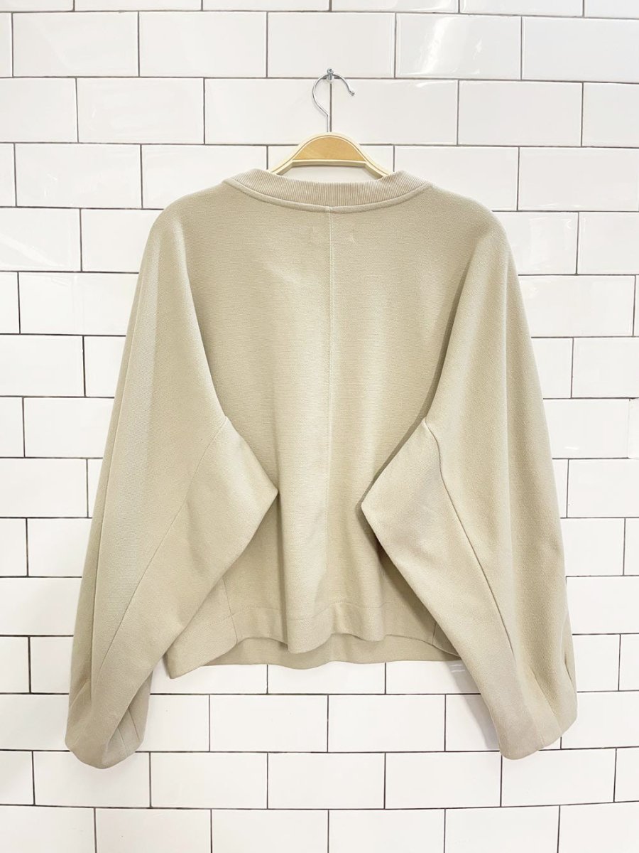 oak + fort batwing balloon sleeve sweatshirt - good market thrift store