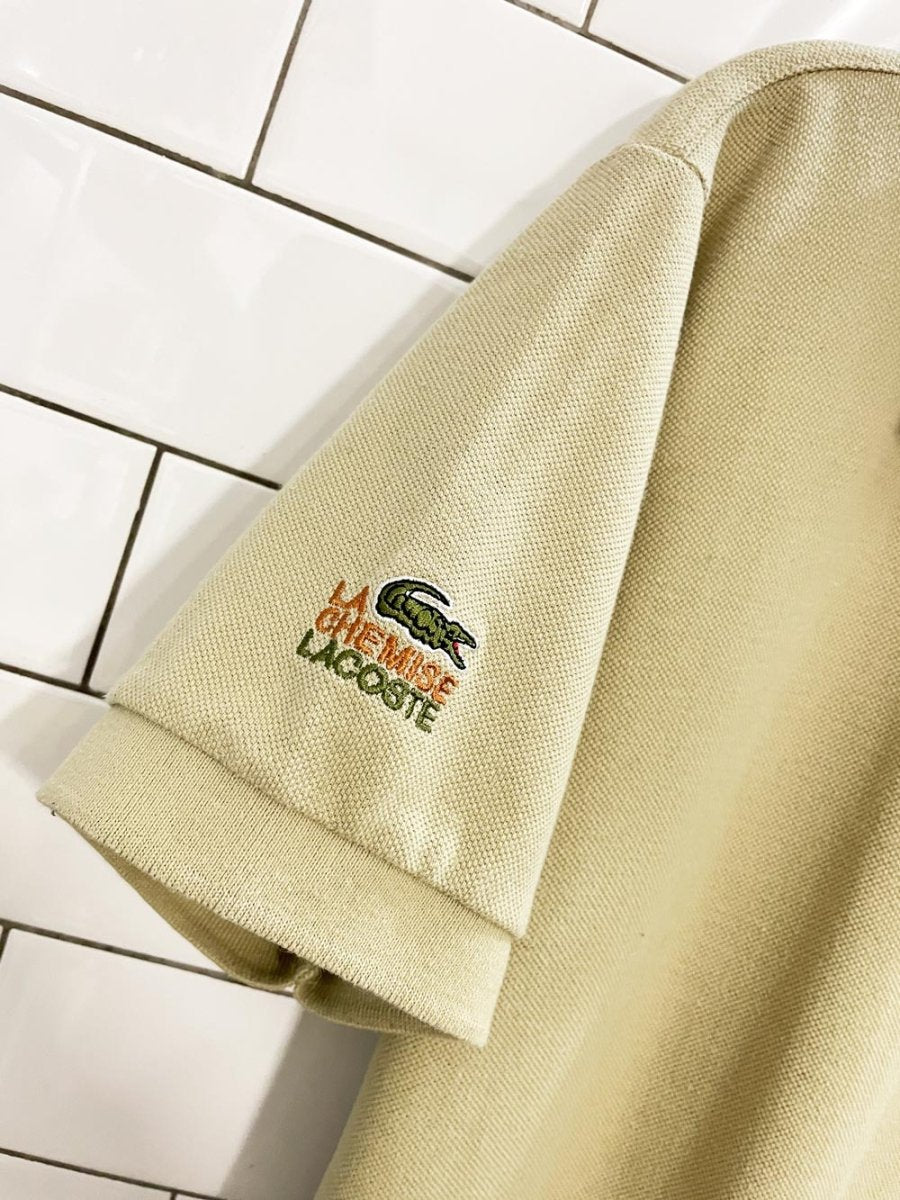 vintaeg lacoste chemise pique polo - good market thrift store