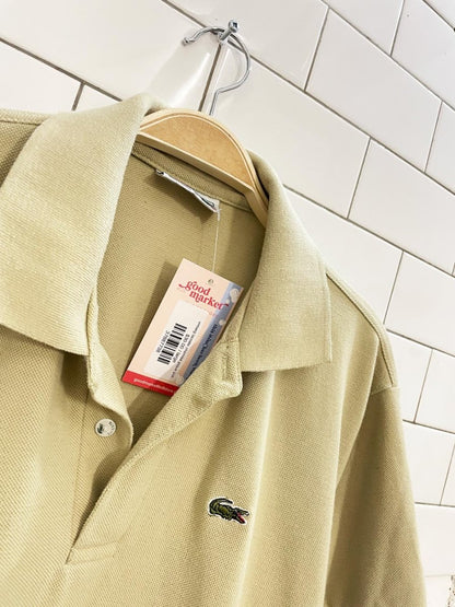 vintaeg lacoste chemise pique polo - good market thrift store