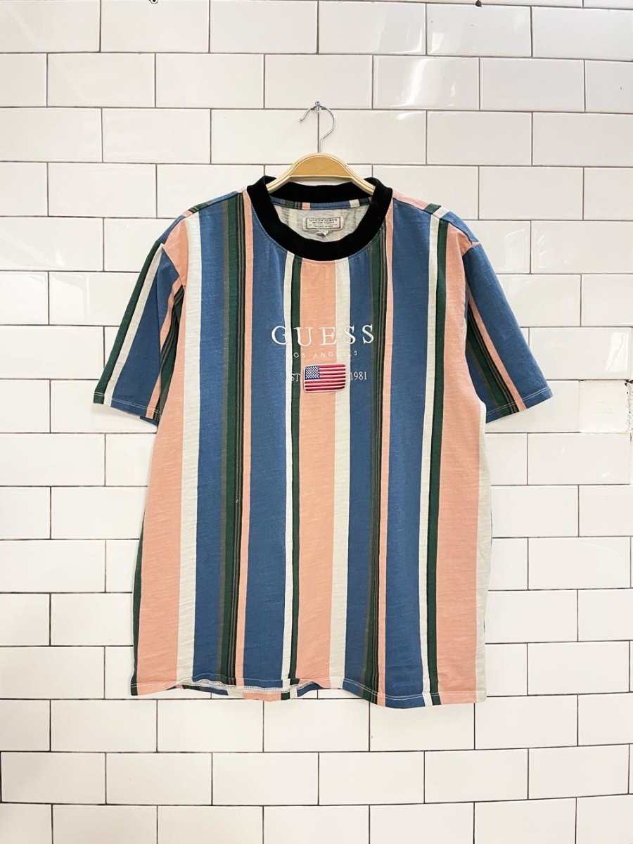vintage 90s guess embroidered tee - good market thrift store