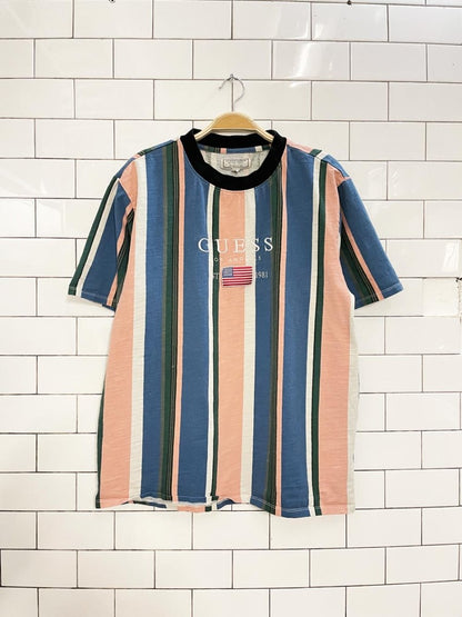 vintage 90s guess embroidered tee - good market thrift store