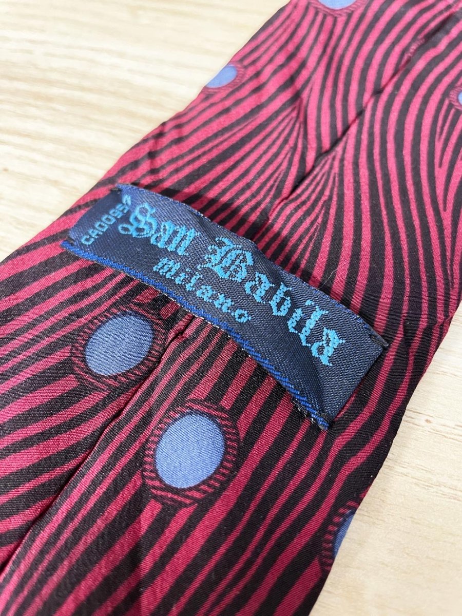 vintage 70s san babila silk tie - good market thrift store