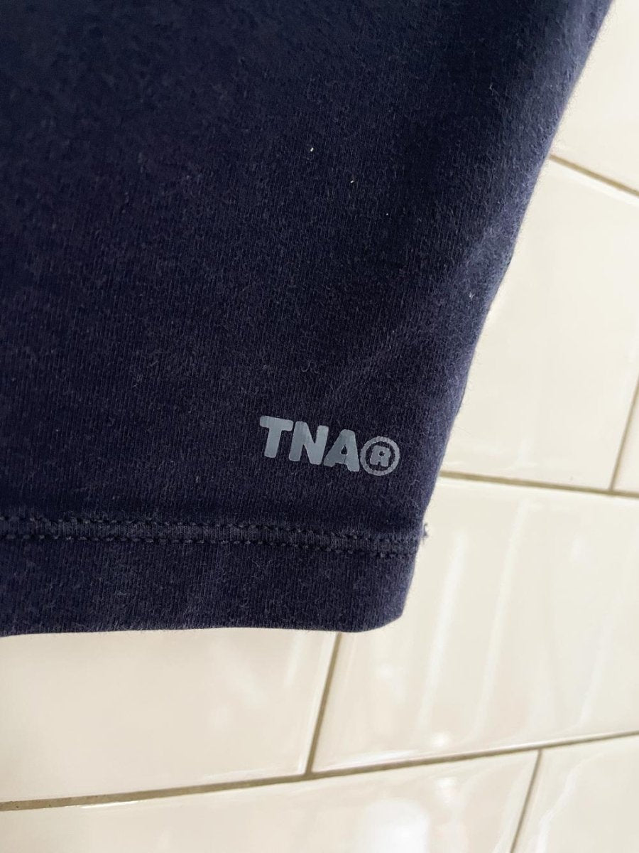 tna oritz navy crop tee - good market thrift store