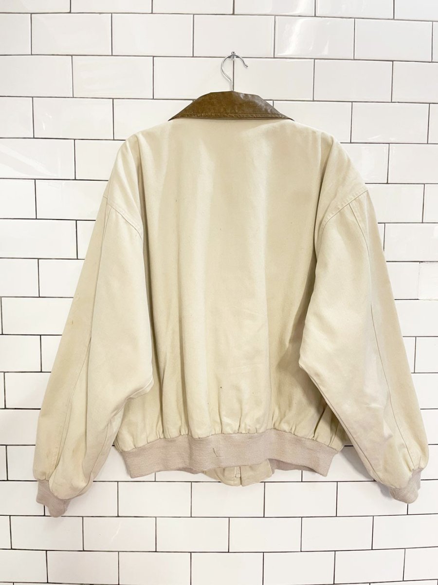vintage caesars palace aviator club bomber jacket - good market thrift store