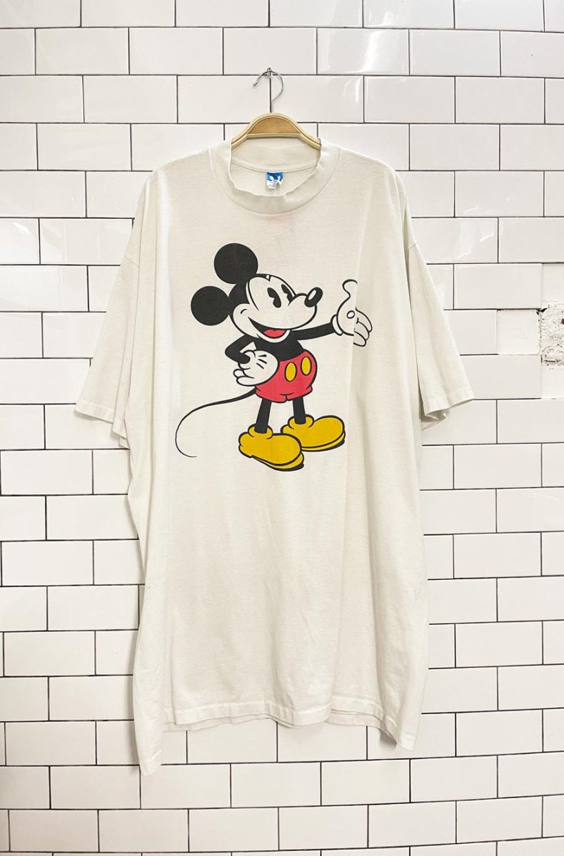 vintage 90s disney mickey mouse t-shirt dress - good market thrift store