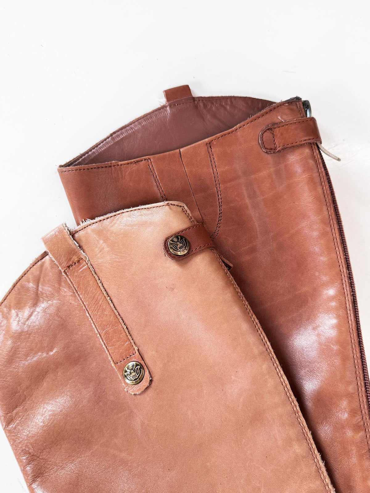 vintage 00s sam edelman leather tall riding boots