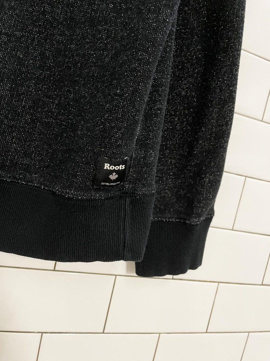 roots 2019 black pepper cooper crew - good market thrift store