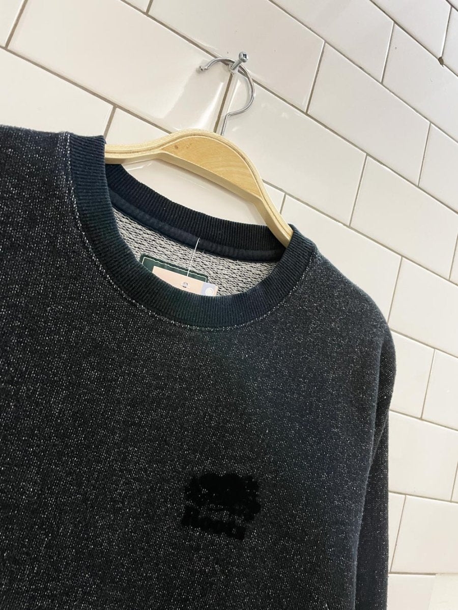 roots 2019 black pepper cooper crew - good market thrift store