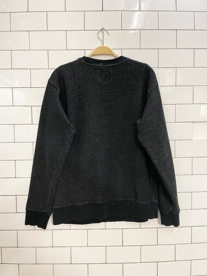 roots 2019 black pepper cooper crew - good market thrift store