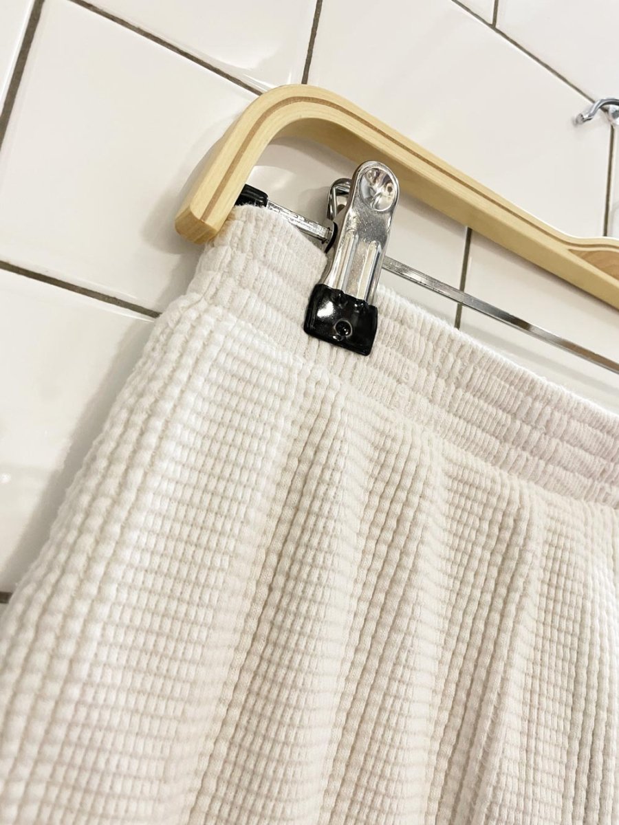 vintage 90s cotton ginny waffle lounge shorts - good market thrift store