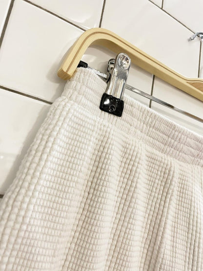 vintage 90s cotton ginny waffle lounge shorts - good market thrift store