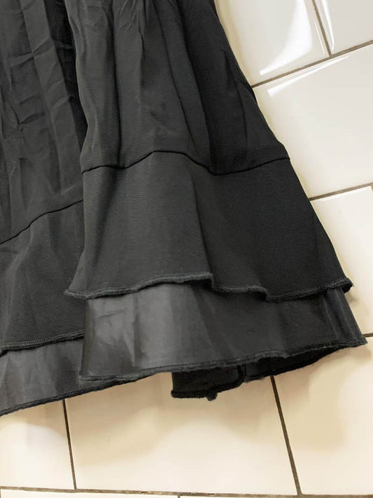 vintage 90s woolworths pleated chiffon midi skirt