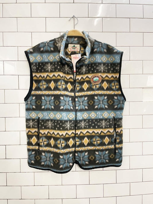 vintage 90s whistler fleece vest - good market thrift store
