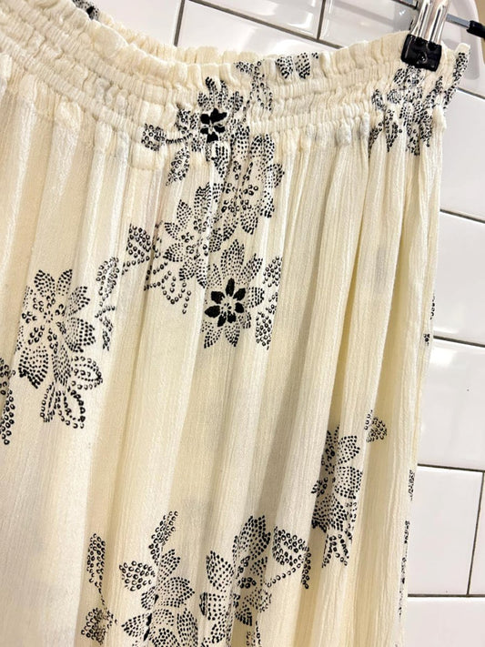 out from under boho floral wide leg pants - good market thrift store