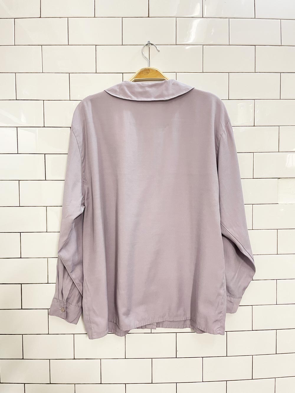 vintage 00s two roads embroidered collar shirt - good market thrift store